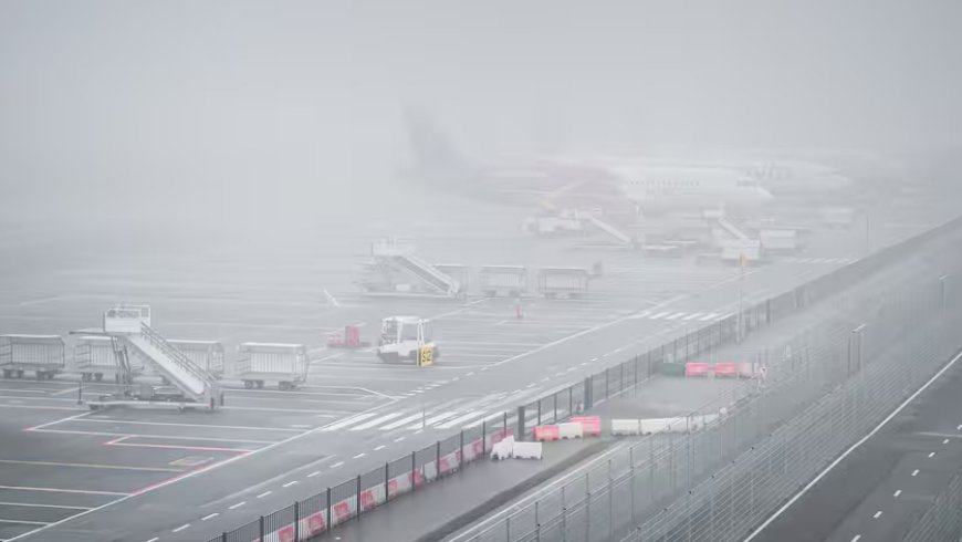 Eindhoven Airport legt vliegverkeer stil vanwege mist, ook problemen bij KLM