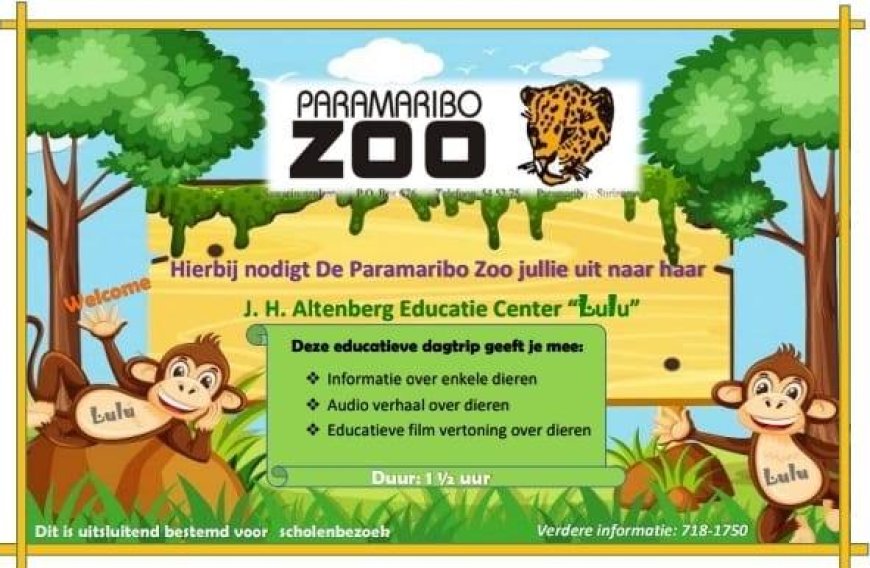 Een beter jaar voor de Paramaribo Zoo  