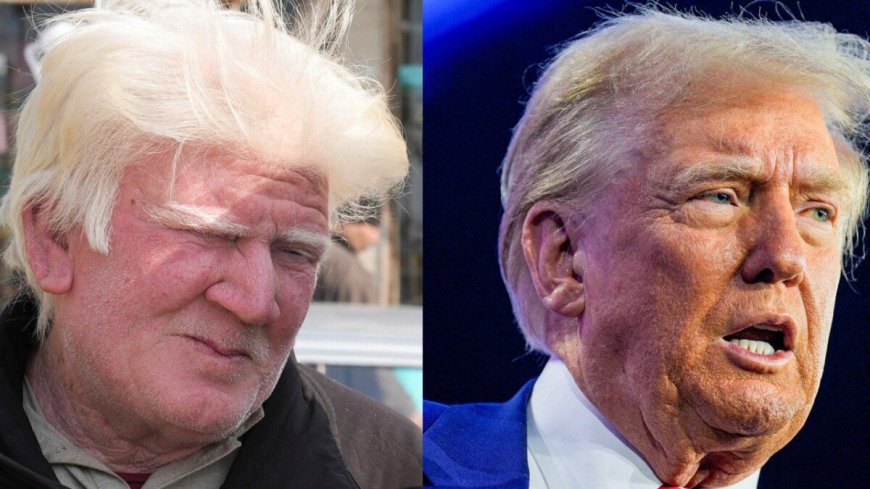 Opmerkelijk – Zingende albino-lookalike van Donald Trump is een ster in Pakistan