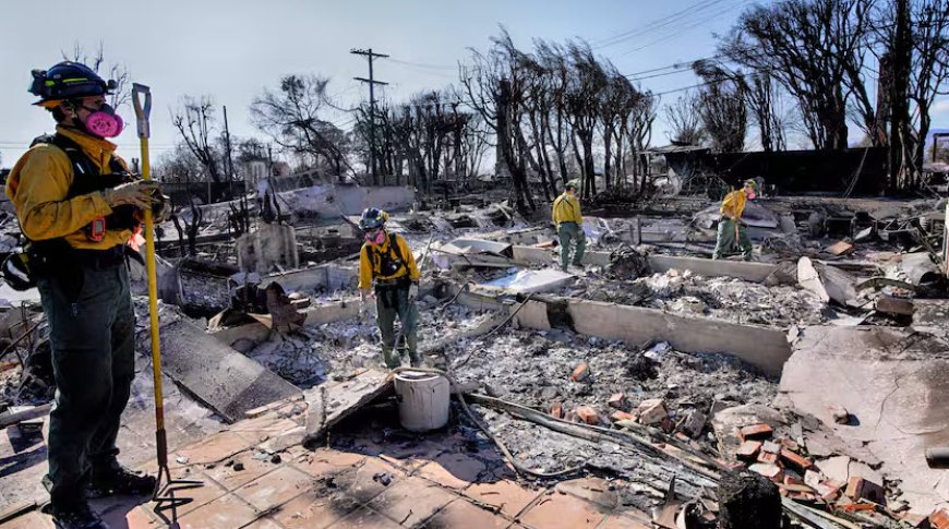 Aantal bewoners getroffen wijken Los Angeles mag terug naar woongebied