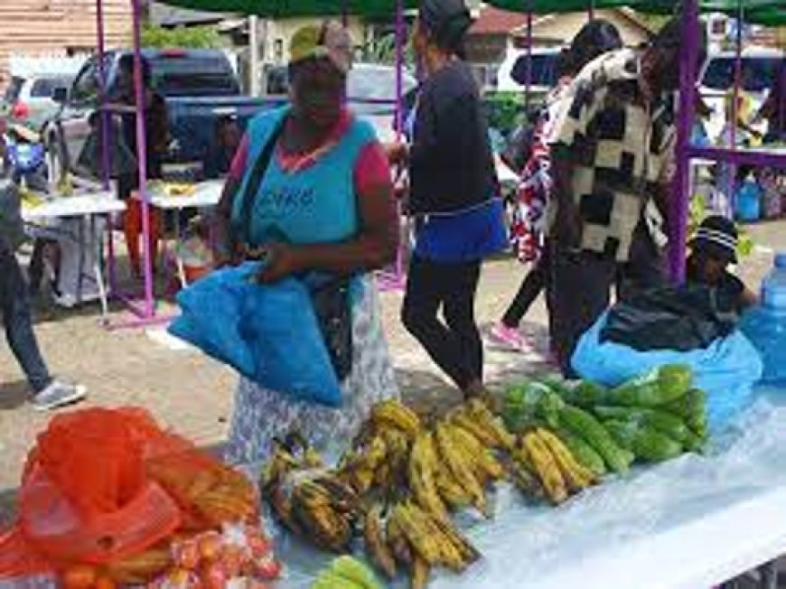 Standhouders Haïtiaanse markt klagen over afnemende verkoop producten