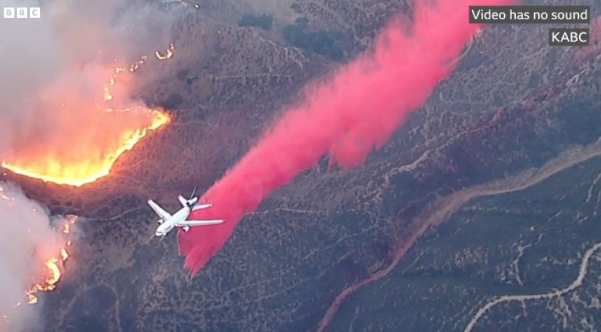 New fires erupt in southern California ahead of Trump visit