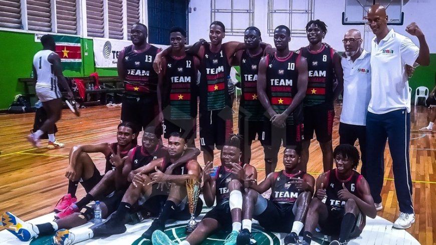 Surinaamse basketballers veroveren Tri Nations Cup ten koste van Guyana